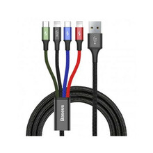 Kaabel 4in1 Baseus CA1T4-A01, 1,2 m, must