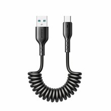 Kaabel USB-A/USB-C Joyroom SA38-AC3, 1,5 m, must