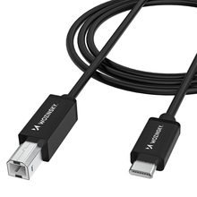 Kaabel USB-B/USB-C Wozinsky WKDDY2S, 2 m, must
