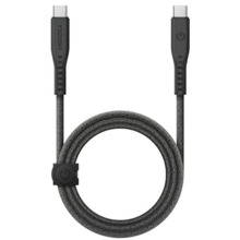 USB-C kaabel Energea Flow CBL-FLCC-BLK150M, 1.5 m, must, 240W, 5A PD Fast Charge