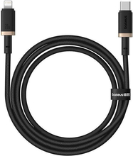 Kaabel USB-C – Lightning Baseus Dura P10377800U01-00, 20 W, 1 m, must/kuldne