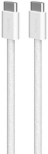 Kaabel USB-C Puro PUCCCFABK415MTWHI, 1,5 m, valge