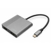 Adapter USB-C/HDMI Digitus DA-70828, 18 cm, hõbe
