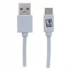 Kaabel USB-A/USB-C 2GO 1 m, valge