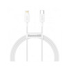 Kaabel USB-C/Lightning Baseus CATLYS-B02, 1,5 m, valge