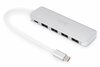 USB jagaja Digitus DA-70242-1, 4 porti, alumiinium
