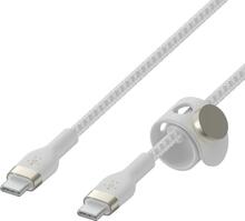 Kaabel USB-C Belkin PRO FLEX, 3 m, valge
