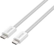 Kaabel USB-C Unitek, 100W, 1 m, valge