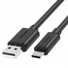 Kaabel USB-C/USB-A Unitek C14067BK, 1,5 m, must