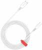 Kaabel USB A/USB C Canyon AC18SC, 18W, 1,2 m, valge
