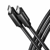 Kaabel USB-C Axagon BUCM32-CM10AB, 1 m, must