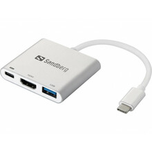 USB-C dokk Sandberg 136-00, HDMI+USB