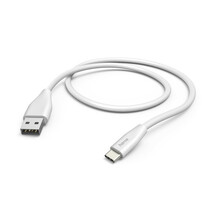Kaabel USB-A/USB-C Hama 00201596, 1,5 m, valge