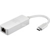 Adapter USB-C to Gigabit Ethernet D-Link DUB-E130, valge