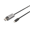 Kaabel USB-C/DisplayPort Digitus DB-300334-020-S, 2 m, must