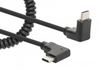 Kaabel USB-C Manhattan 356213, 35-100 cm, must