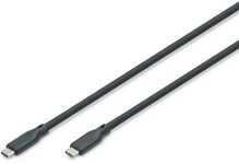 Kaabel USB-C Digitus, 1 m, must