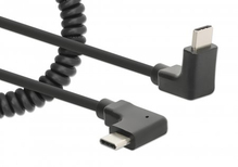 Kaabel USB-C Manhattan 356213, 35-100 cm, must