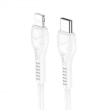 Kaabel USB-C - Lightning Hoco X37 PD 27W, 1 m, valge