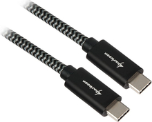 Kaabel USB-C Sharkoon, 1 m, must/hall