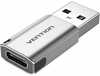 Adapter USB 3.0 - USB-C Vention CDPH0, hall, alumiiniumisulamist