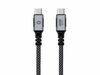 Kaabel USB-C Conceptronic ETTA07B20, USB 3.2 Gen 2x2, 2 m, must