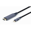 Kaabel USB-C/HDMI Gembird CC-USB3C-HDMI-01-6, 1,8 m, hall