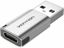 Adapter USB 3.0 - USB-C Vention CDPH0, hall, alumiiniumisulamist