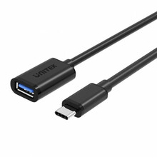 Adapter USB-C/USB-A Unitek Y-C476BK, 0,15 m, must