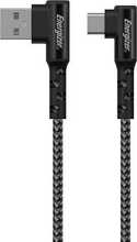 Kaabel USB-A/USB-C Energizer Ultimate C710CKBK, 2 m, must