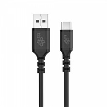 Kaabel USB-A/USB-C TB, 50 cm, must silikoon
