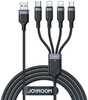 Kaabel 4-in-1 Joyroom S-1T4018A18, 1,2 m, must