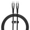 USB-C kaabel Baseus Glimmer, 1 m, must