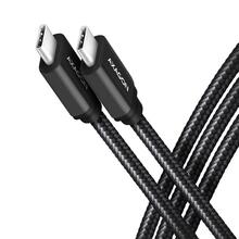 Kaabel USB-C Axagon BUCM2-CM15AB, 1,5 m, 240 W