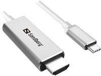 Kaabel USB-C/HDMI Sandberg 136-21, 2 m