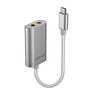 Adapter USB-C audio Lindy 42711, hõbe