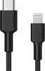 Kaabel USB-C/Lightning Aukey, 1.8 m, 27W