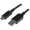 Kaabel USB-C StarTech USB31AC1M, 1 m, must