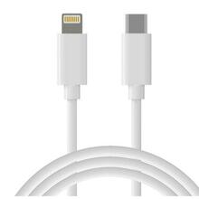 Kaabel Lightning/USB-C Extra Digital CA913275, 1 m, valge