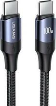 Kaabel USB-C Usams U71, 3 m, must