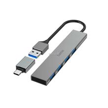 USB-jaotur Hama USB Hub 00200141, 4x USB 3.2 Gen 1, USB-C, hall