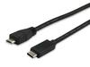 Kaabel USB-C - Micro-B Equip, 1 m, must