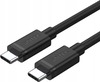 Kaabel USB-C Unitek Y-C477BK01-2M, 2 m, must