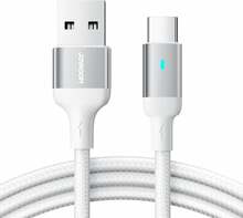 Kaabel USB-A/USB-C Joyroom S-UC027A10, 1,2 m, valge