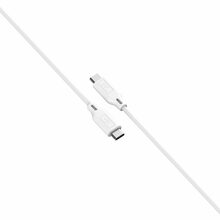 Kaabel USB-C Silicon Power Boost Link LK15CC, 1 m, valge