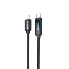 Kaabel USB-C Dudao L7C, 100 W, 1 m, must