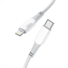Kaabel USB-C - Lightning Hoco X70, 1 m, 3A 20W, valge