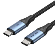 Kaabel USB-C Vention USB 2.0 5A 240W, must, 1 m