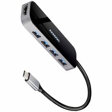 USB-C jagaja Axagon HMC-6H4A, HDMI, 4x USB-A, USB-C kaabel 20 cm