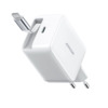 Seinalaadija Joyroom JR-TCL06 GaN 67W sisseehitatud USB-C kaabliga, valge